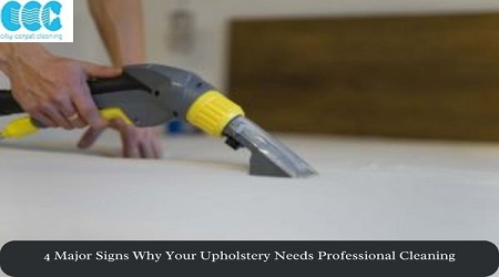 4 Major Signs Why Your Upholstery Needs Professional Cleaning