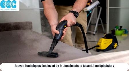 Proven Techniques Employed by Professionals to Clean Linen Upholstery