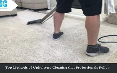 Top Methods of Upholstery Cleaning that Professionals Follow