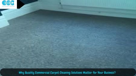 Why Quality Commercial Carpet Cleaning Solutions Matter for Your Business?